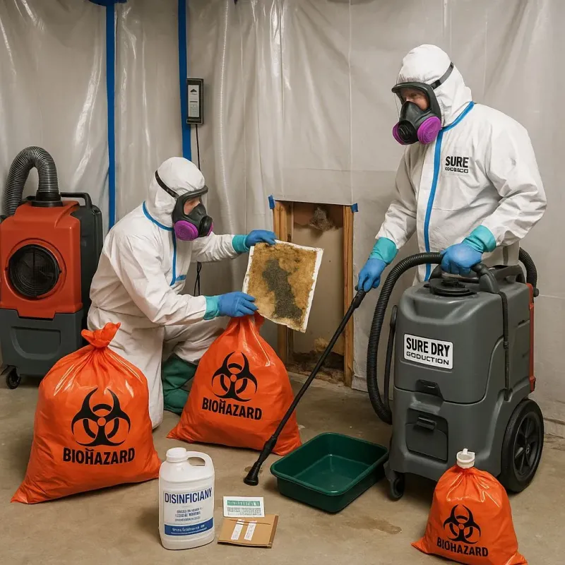 Contaminated Water Handling Protocols process in Richwood, LA